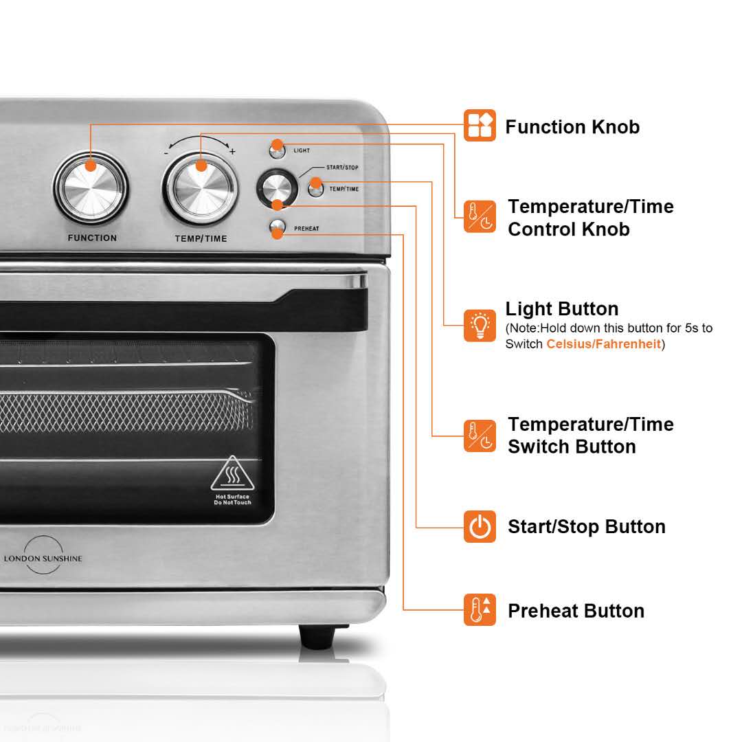 Four à convection London Sunshine Air Fryer - 26,4 pintes