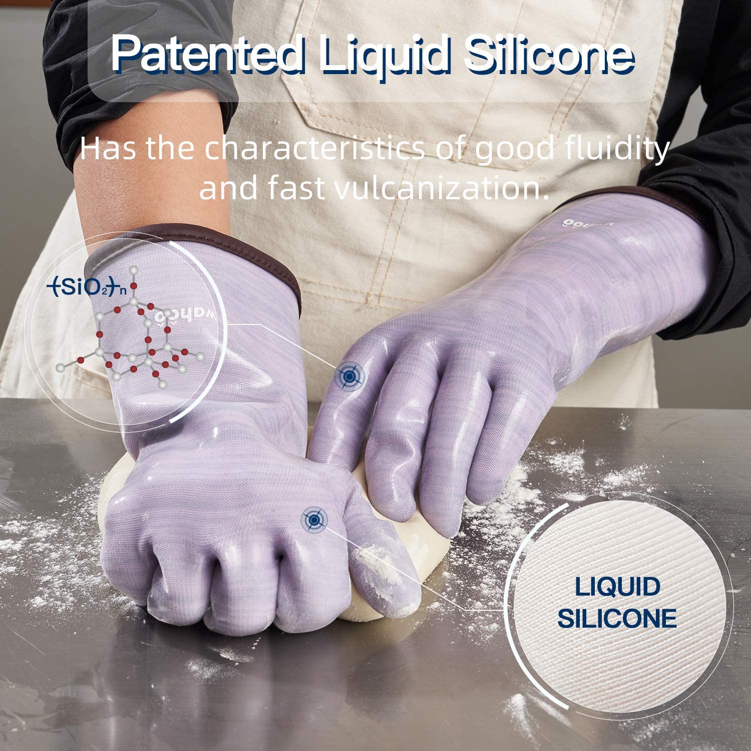 Gants de four en silicone liquide LANON