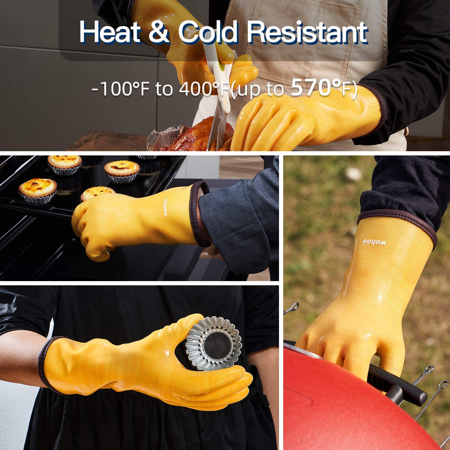 Gants de four en silicone liquide LANON